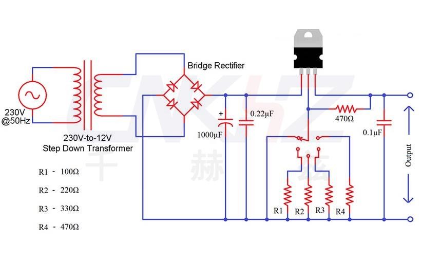 线性稳压器线路图 线性稳压器线路图