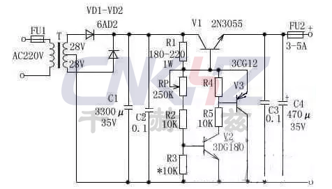 电压可调稳压电路 电压可调稳压电路