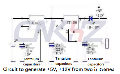 6 3V 至 +5V、+12V 电路 6 3V 至 +5V、+12V 电路